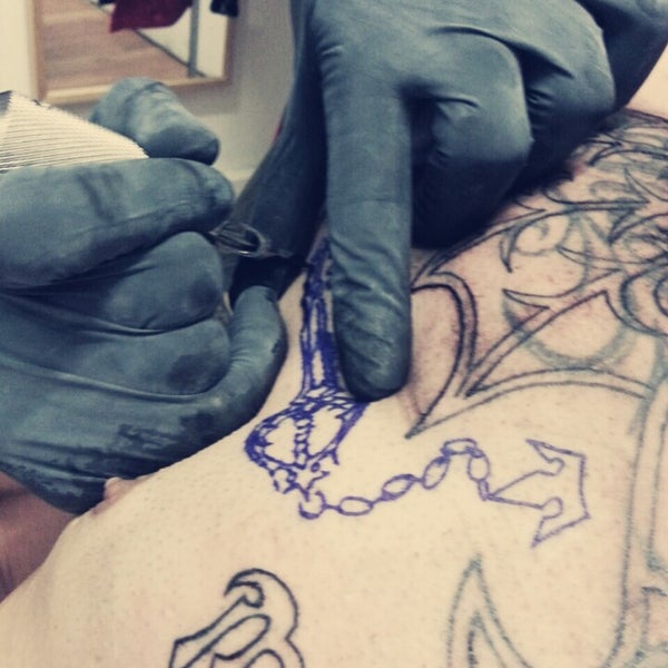 Tattoo first time piercing retro