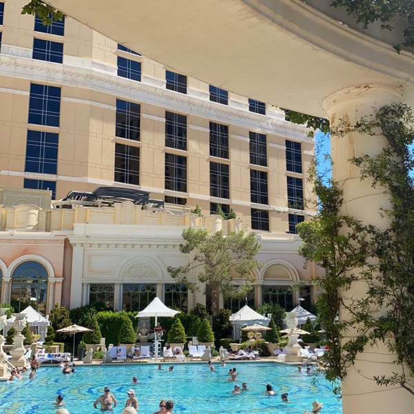 Photo taken at Bellagio Pool by Adam on 9/26/2022