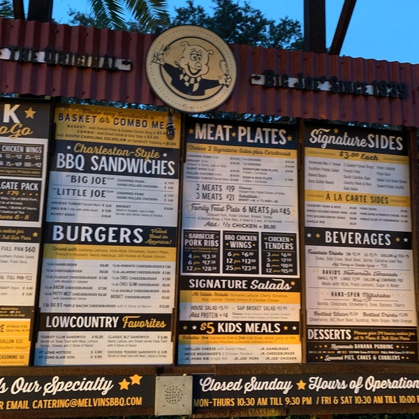 Melvin's BBQ BBQ Joint in James Island