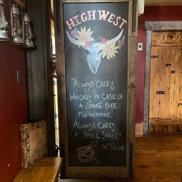 Photo taken at High West Distillery &amp; Saloon by graceygoo on 2/13/2023