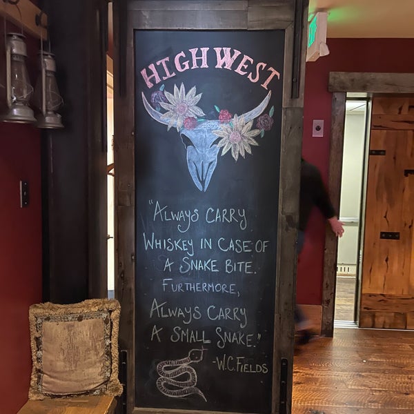 Photo taken at High West Distillery &amp; Saloon by graceygoo on 4/17/2022