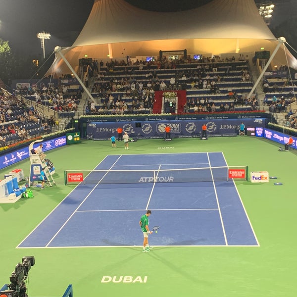 รูปภาพถ่ายที่ Dubai Duty Free Dubai Tennis Championships โดย Abdulaziz เมื่อ 2/24/2020