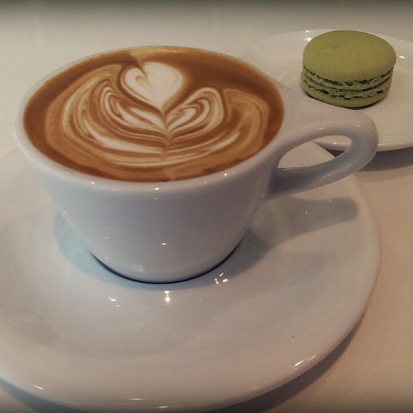 Photo taken at Au Breve Espresso by Theresa W. on 2/12/2014