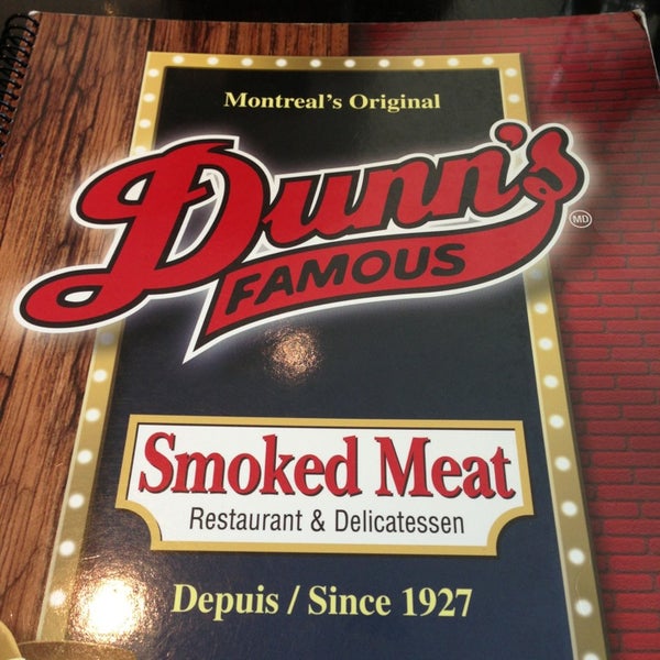 Photo taken at Dunn’s Famous Restaurant &amp; Delicatessen by Jeff Ciecko on 3/30/2013