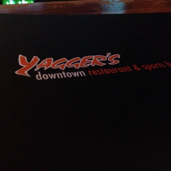 Photo taken at Yagger&#39;s Downtown Restaurant &amp; Sports Bar by Kris F. on 5/21/2014