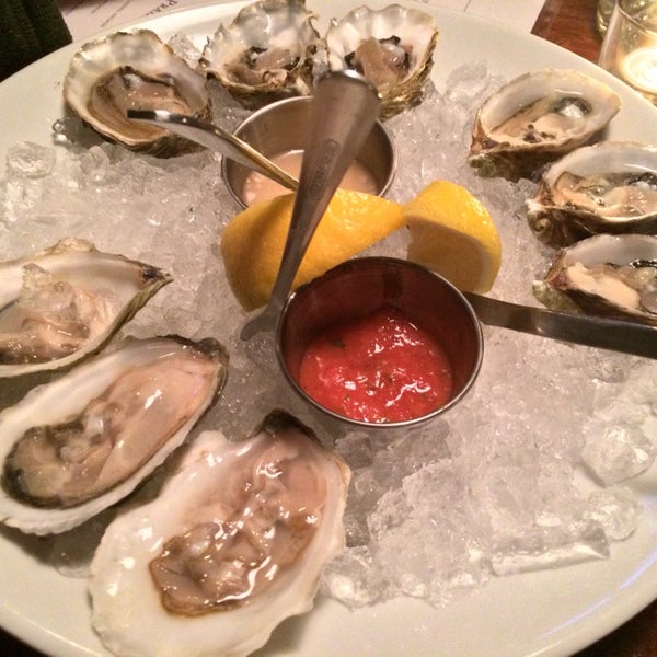 Photo taken at Bow &amp; Stern Oyster Bar by Geoff F. on 2/19/2014