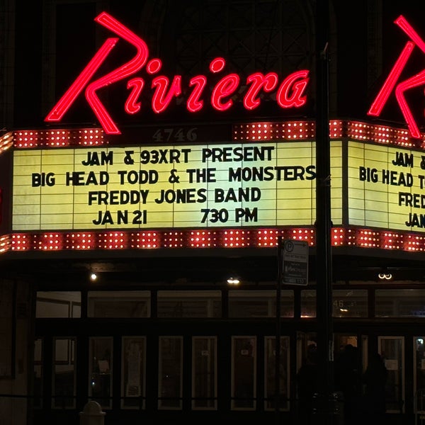 Photo taken at Riviera Theatre by Geoff F. on 2/1/2023