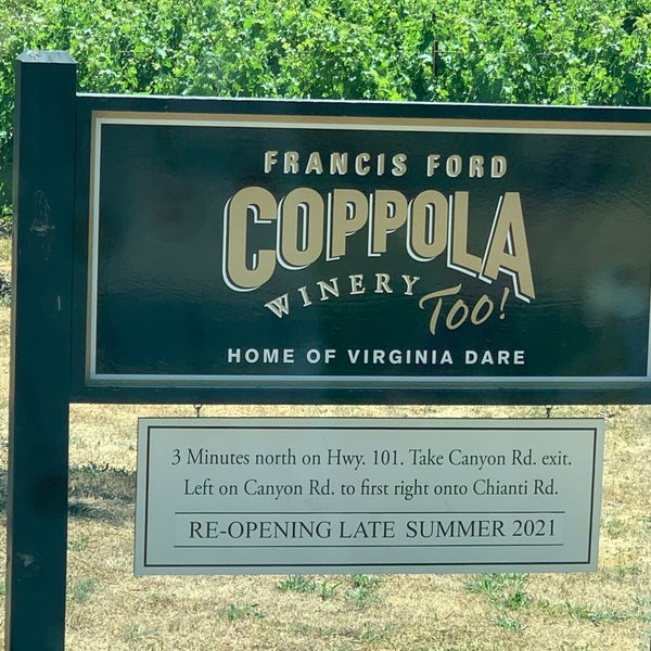 Photo taken at Francis Ford Coppola Winery by Dr. Christopher B. on 5/29/2021