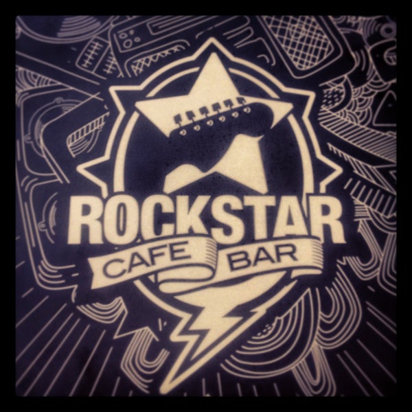 Photo taken at ROCKSTAR Bar &amp; Cafe by Natalia S. on 6/4/2013