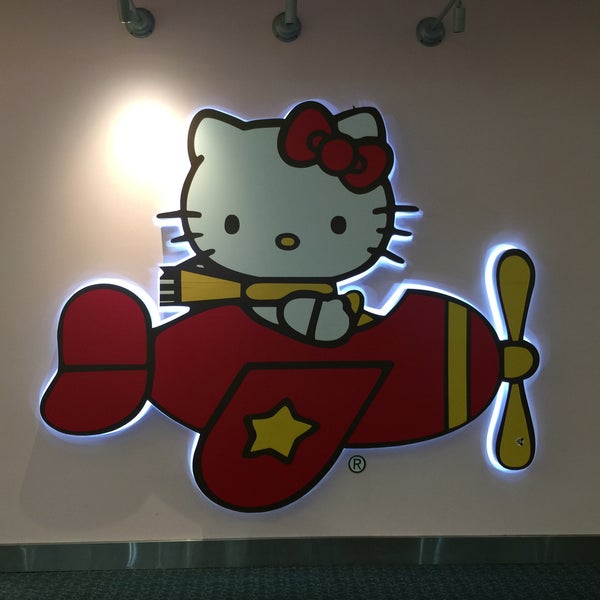 The Hello Kitty store at the Orlando airport always remind…