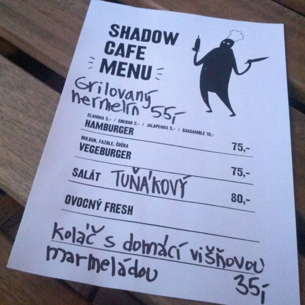 Photo taken at Shadow Cafe Karlín by Vojta on 8/26/2013