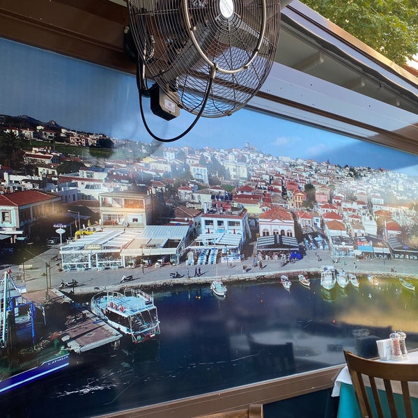 7/21/2022 tarihinde Filiz Y.ziyaretçi tarafından Cunda Balık Restaurant'de çekilen fotoğraf