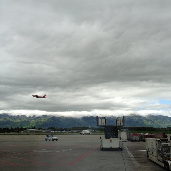 Photo taken at Geneva Cointrin Airport (GVA) by Babie G. on 5/10/2013