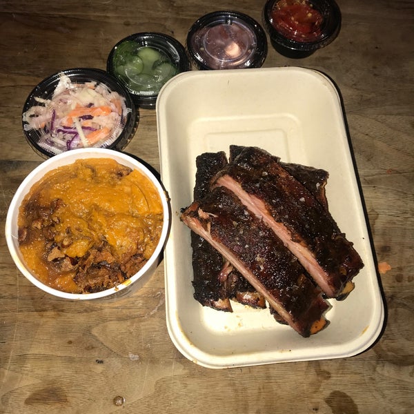 Photo taken at Mighty Quinn&#39;s BBQ by Patrick M. on 5/1/2021