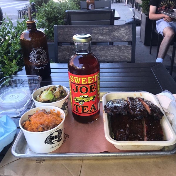 Photo taken at Mighty Quinn&#39;s BBQ by Patrick M. on 6/5/2022