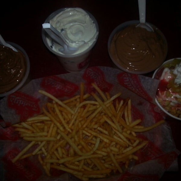 Photo taken at Freddy&#39;s Frozen Custard by Angie A. on 2/16/2013