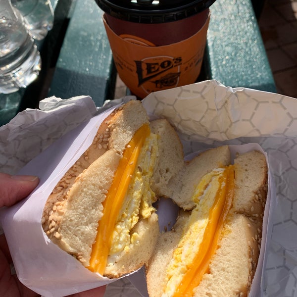 Photo taken at Leo&#39;s Bagels by Alice E. K. on 11/30/2019