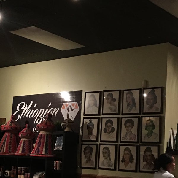 Photo taken at Ethiopian Diamond Restaurant &amp; Bar by Big M. on 11/22/2015