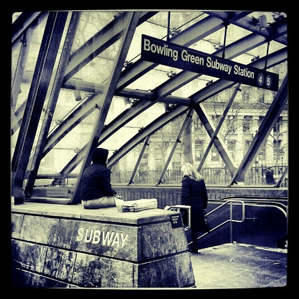 MTA Subway Bowling Green (4/5) Financial District New York, NY