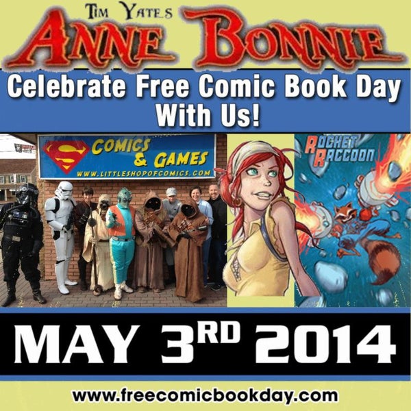 Saturday May 3rd 2014 is Free Comic Book Day