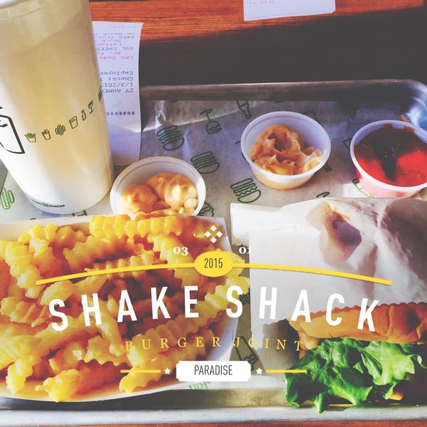 Photo taken at Shake Shack by AHMED on 1/3/2015