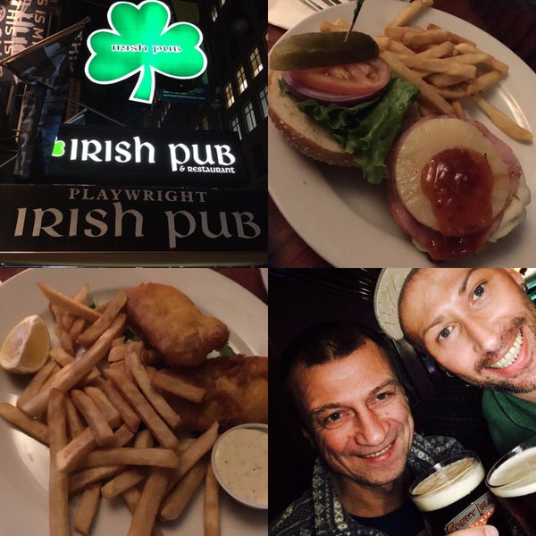 Photo taken at Playwright Irish Pub by Jānis R. on 3/7/2016