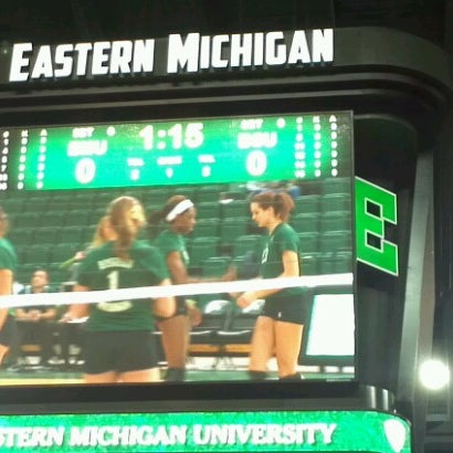 Photo taken at EMU Convocation Center by Keith D. on 11/10/2012