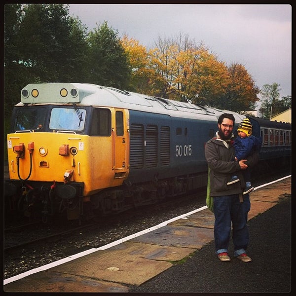 Photo taken at East Lancashire Railway by Dan N. on 11/2/2013