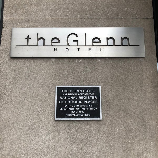 Photo taken at Glenn Hotel, Autograph Collection by Valerie O. on 2/9/2020