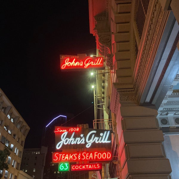 Photo taken at John&#39;s Grill by Sylvia v. on 10/30/2023