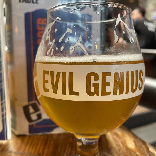 Photo taken at Evil Genius Beer Company by Justin on 7/24/2022