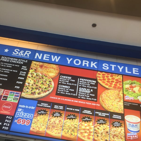 S R New York Style Pizza Barangay 1 Pasay Pasay City