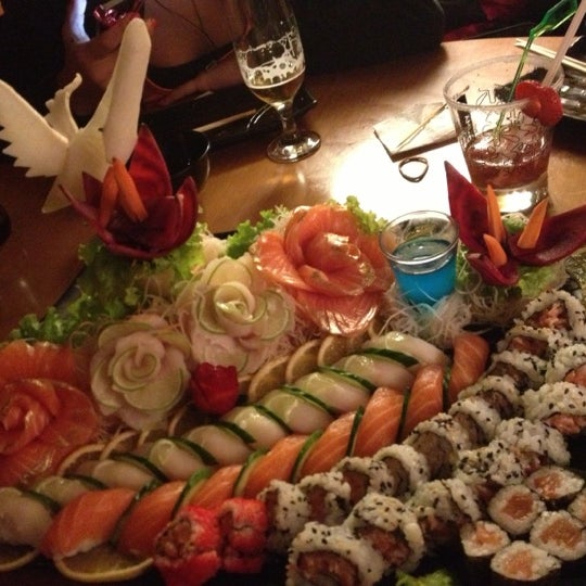 Photo taken at Kenzo Sushi Lounge by Rafaela F. on 5/15/2013