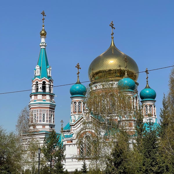 Успенский собор Омск зима