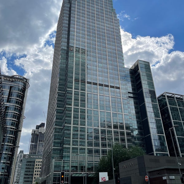 Photo taken at Canary Wharf by Eugene . on 8/30/2022