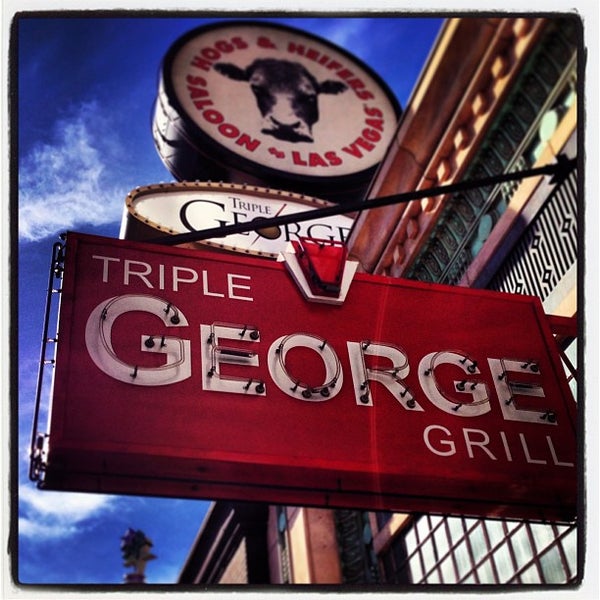 Photo taken at Triple George Grill by Brad K. on 1/8/2013