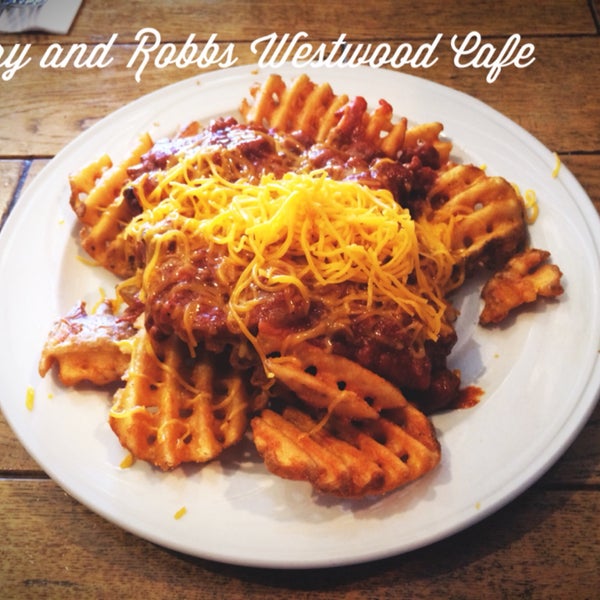 The chili cheese waffle fries! Enough for two people~ Super tasty and great secret off-menu food to start as appetizers!