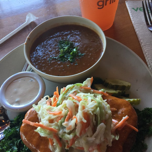 Photo taken at Veggie Grill by Paula C. on 5/21/2019