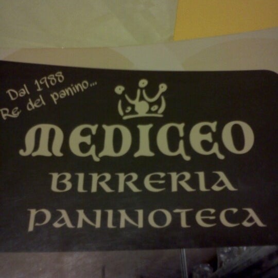 Photo taken at Mediceo Paninoteca Birreria by Pietro S. on 10/5/2012
