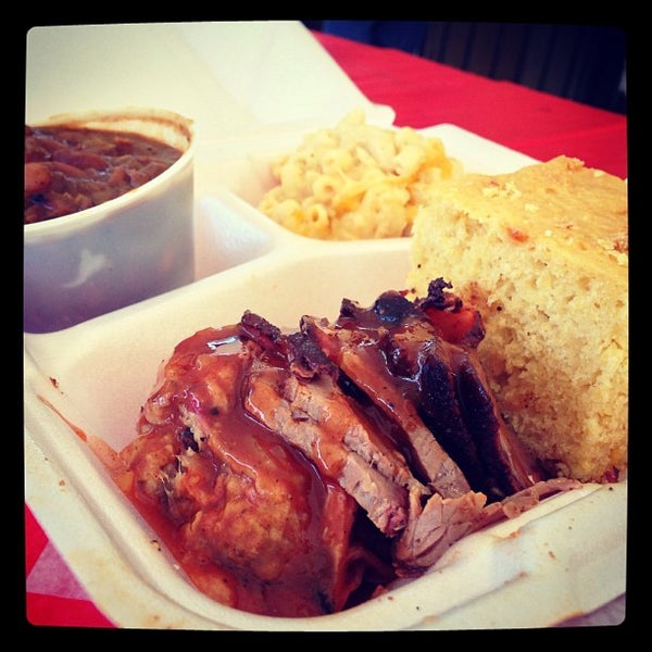 Photo taken at Alamo BBQ by Scott K. on 10/13/2012