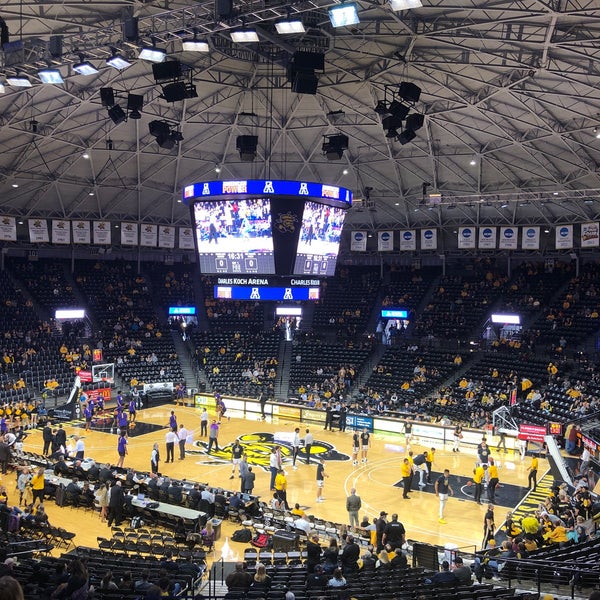 Photo taken at Charles Koch Arena by Byron S. on 1/1/2020