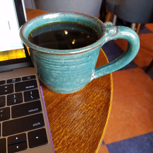 If you need a good-quality pour over and a cozy place to work remotely, go here. Even the drip coffee is superb, too. So flavorful and not bitter.