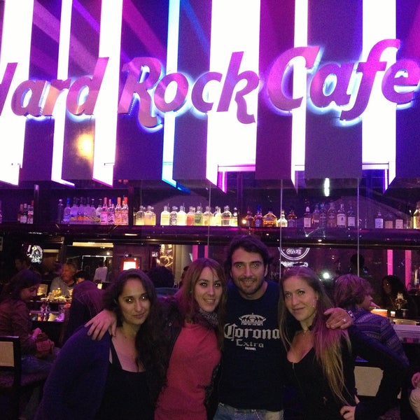Photo taken at Hard Rock Cafe Santiago by Daniela💟 B. on 4/20/2013