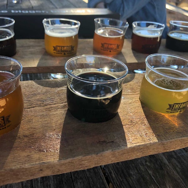 Photo taken at Infamous Brewing Company by Jonathan K. on 12/1/2018