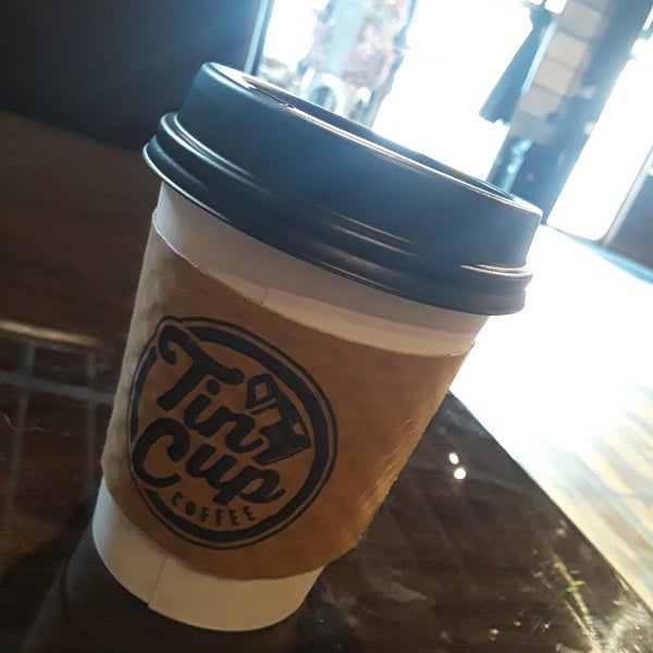 Photo taken at Tin Cup Coffee by GINbee on 2/15/2018