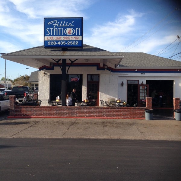 Photo taken at Ole Biloxi Fillin&#39; Station by Brian H. on 4/15/2014