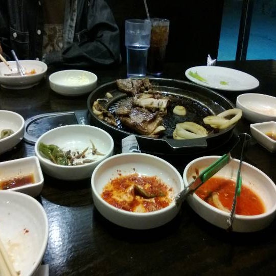 Photo taken at Tozi Korean B.B.Q. Restaurant by Tiffany C. on 9/14/2013