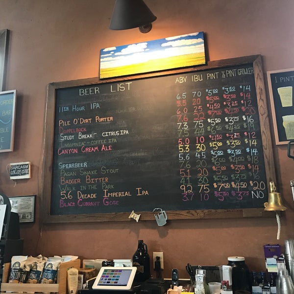 Photo taken at Crow Peak Brewing Company by Ray B. on 5/18/2018