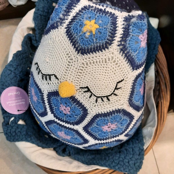 african flower crochet bolsa