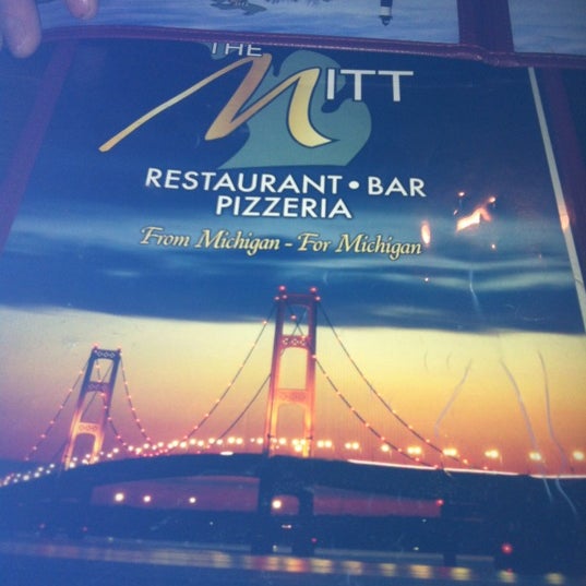 Photo taken at The Mitt Restaurant, Bar &amp; Pizzeria by Bee&#39;s B. on 2/17/2013